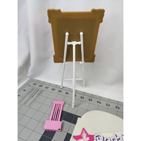 Mattel Barbie Grand Piano Sofa Table Framed Picture Lot - Picture 16 of 16